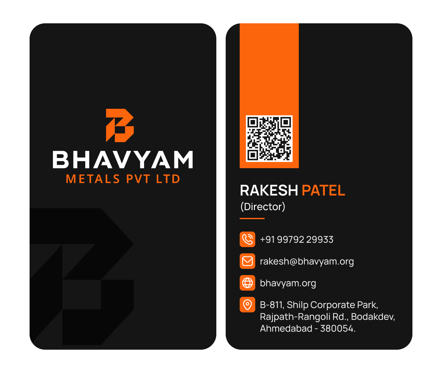 Business card design.